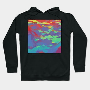 Abstract Mountain Hoodie